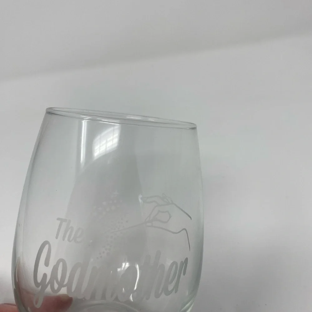 The Godmother Stemless Wine Glass